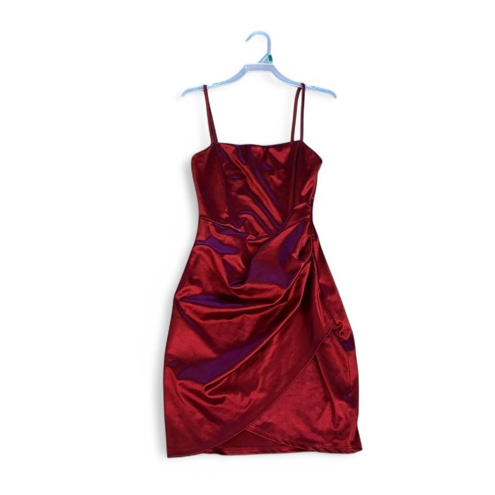 Windsor wine / burgundy / red bodycon mini dress